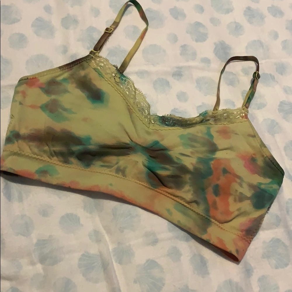 Tie dye crop top bralette